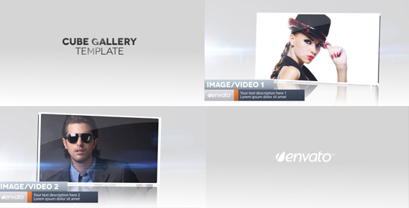 VideoHive Cube Gallery Slideshow 3726231