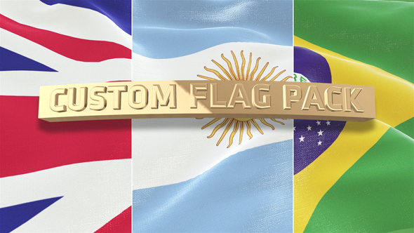 VideoHive Custom Flag Pack 15965450