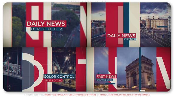 VideoHive Daily News Intro 38000389