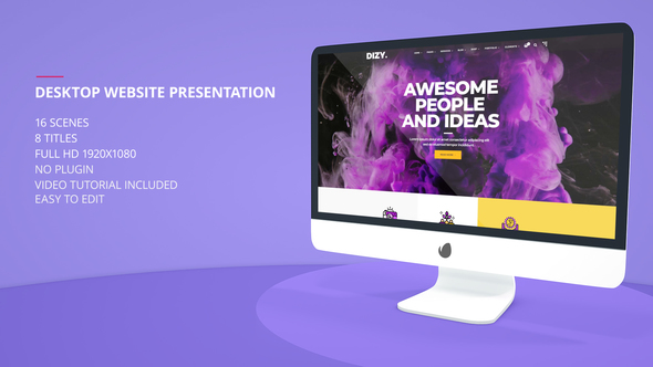 VideoHive Desktop Website Presentation 23179577