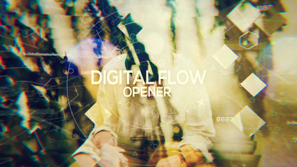 VideoHive Digital Flow - Opener 19778018