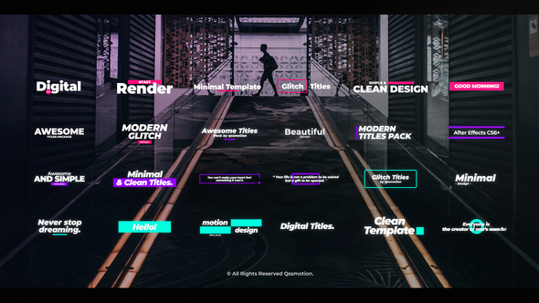 VideoHive Digital Glitch Titles 25119005