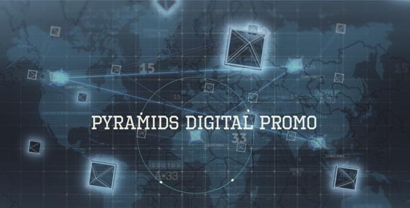 VideoHive Digital Pyramid Promo Video 19749435