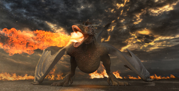 VideoHive Dragon Logo Reveal 20408968