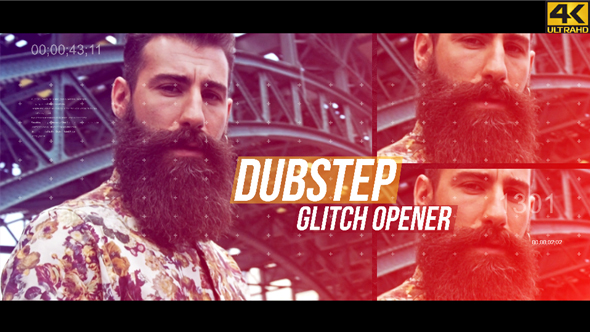 VideoHive Dubstep Glitch Opener - 4K 17882747