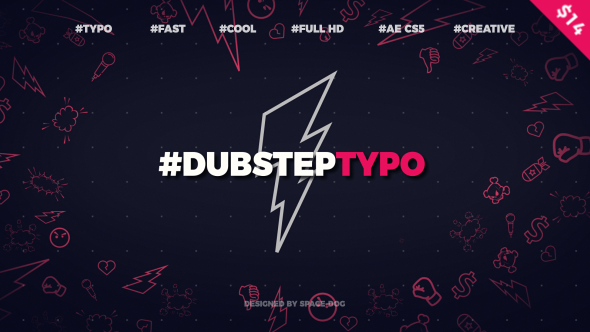VideoHive Dubstep Typography (opener) 20028317