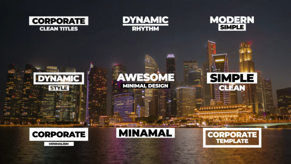 VideoHive Dynamic Elegant Titles 24631048