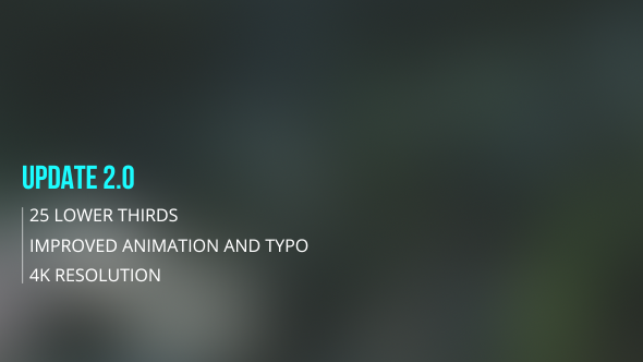 VideoHive Dynamic Lower Third 11852789