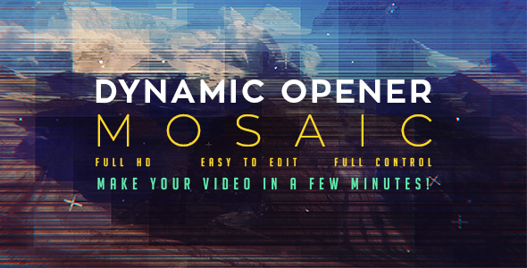 VideoHive Dynamic Opener | Mosaik 15480245