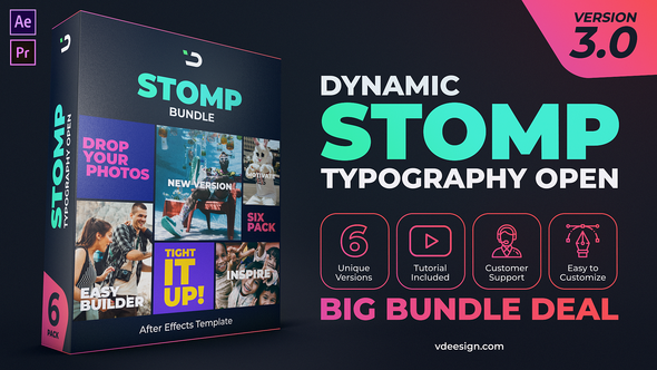 VideoHive Dynamic Stomp Typography Open 3.0 19994003