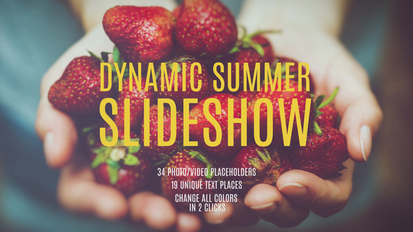 VideoHive Dynamic Summer Slideshow 17323754