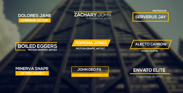 VideoHive Dynamic Titles 18749549