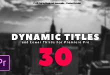 VideoHive Dynamic Titles and Lower Thirds For Premiere Pro 23959999