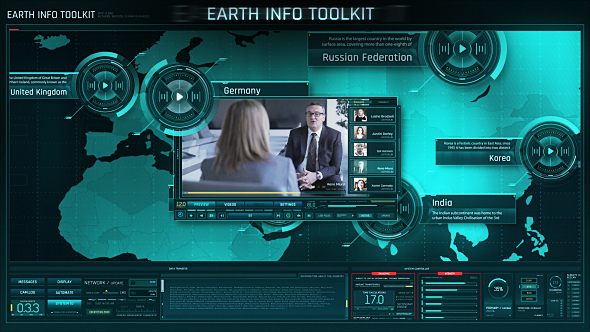 VideoHive Earth Info Toolkit 21032136