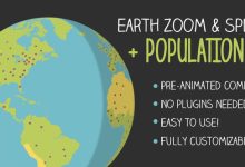 VideoHive Earth Zoom and Spin with Population 9768386