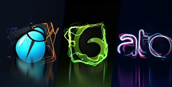 VideoHive Electric logo intros 19580069