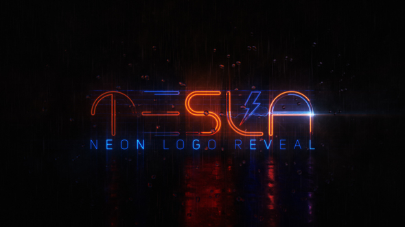 VideoHive Electricity Neon Logo 21824779