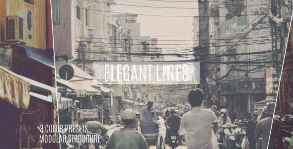 VideoHive Elegant Lines Slideshow 12095766