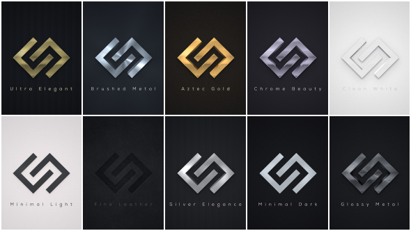 VideoHive Elegant Logo Reveals Pack 2 19521281