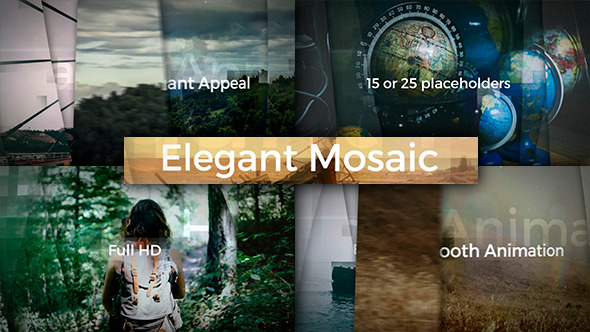 VideoHive Elegant Mosaic Opener 12761792