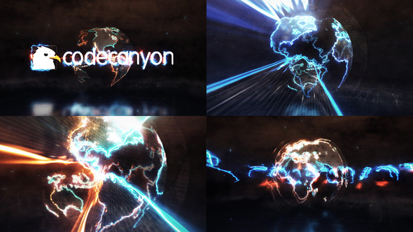 VideoHive Energy Earth Logo Reveal 22094377