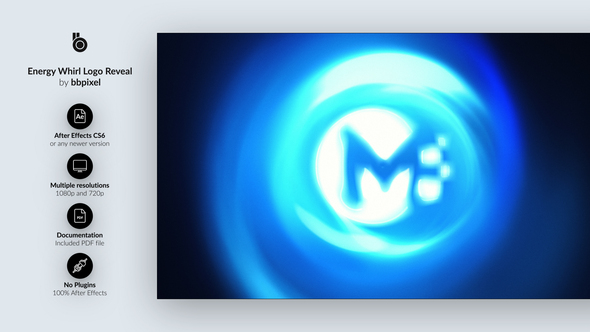 VideoHive Energy Whirl Logo Reveal 27540429