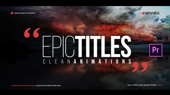 VideoHive Epic Titles for Premiere 21874438