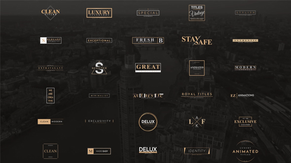 VideoHive Exclusive Titles [4k] 17811017