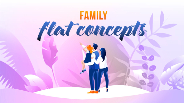 VideoHive Family – Flat Concept 27646523