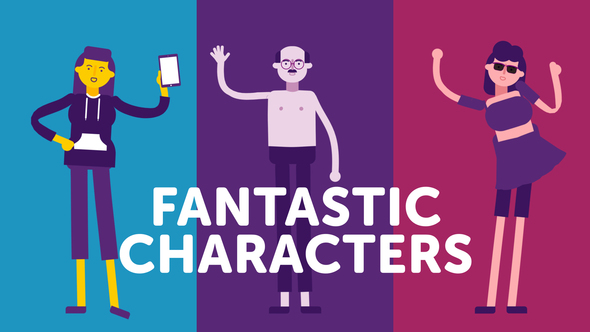 VideoHive Fantastic Characters - for explainer animations 24659186