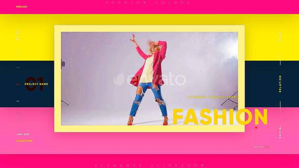VideoHive Fashion Colors Elegance Slideshow 21541572