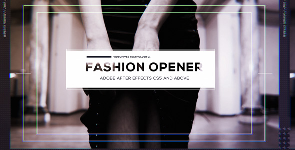 VideoHive Fashion Opener 19303190