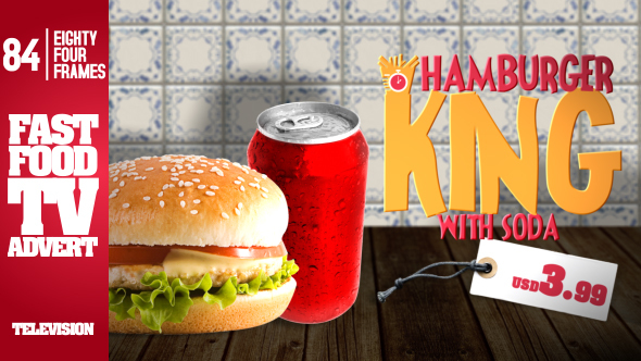 VideoHive Fast Food Restaurant Tv Commercial Commercials 15400349