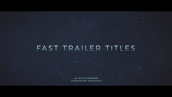 VideoHive Fast Trailer Teaser 19579243