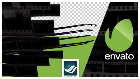 VideoHive Film Stripe Logo Transition 9564218