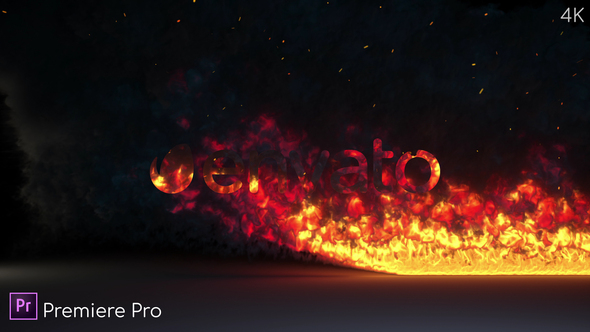 VideoHive Fire Burning Logo Reveal - Premiere Pro 24338055