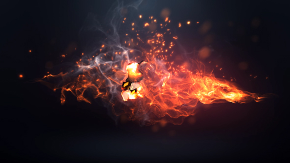 VideoHive Fire Logo Intro 20215162