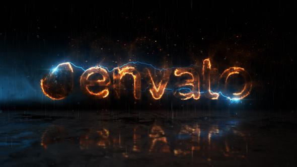 VideoHive Fire and Lightning Logo 21311397