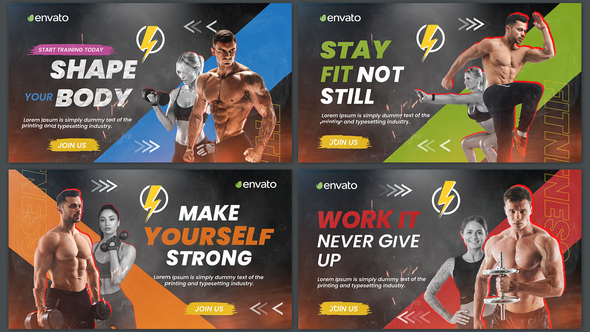 VideoHive Fitness Opener Intro 37914725