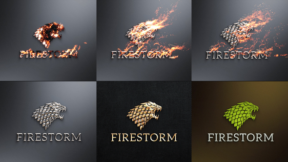 VideoHive Flame & Metal / Fire Logo Reveal 16928053