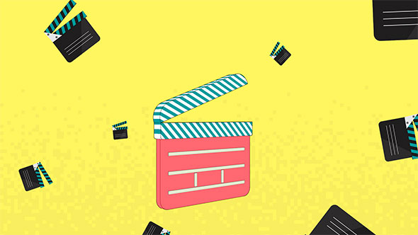 VideoHive Flat Cinema Logo 18847189