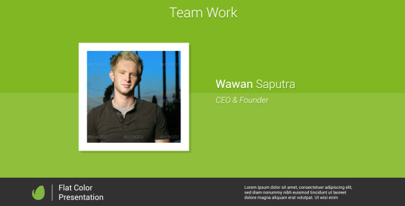 VideoHive Flat Color Presentation 12396234