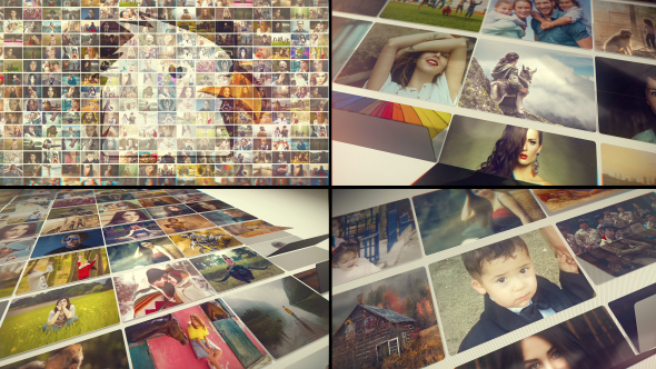 VideoHive Folding Photos Slideshow 19572545