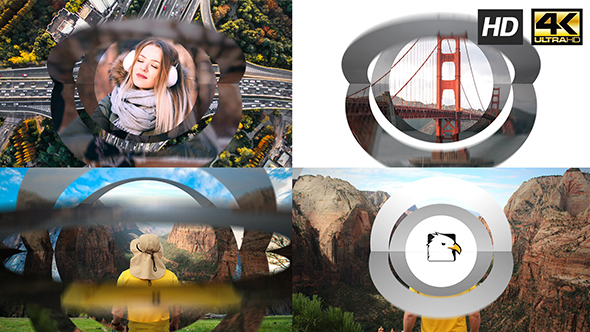 VideoHive Folding Slideshow Logo Reveal 19460809