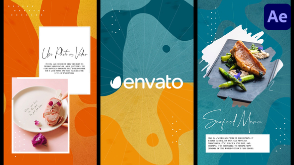 VideoHive Food Social Media Scenes | After Effects 37519670