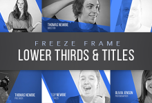 VideoHive Freeze Frame Corporate Lower Thirds 17275098