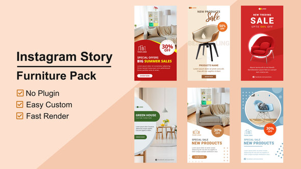 VideoHive Furniture Instagram Stories V09 27610444