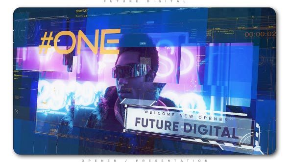 VideoHive Future Digital Opener Presentation 21490566