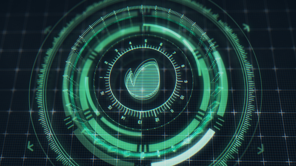 VideoHive Futuristic HUD Logo Reveal 18936865