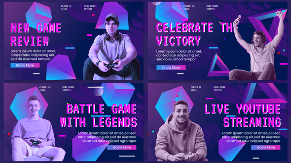 VideoHive Gaming Technology Slideshow 37910091